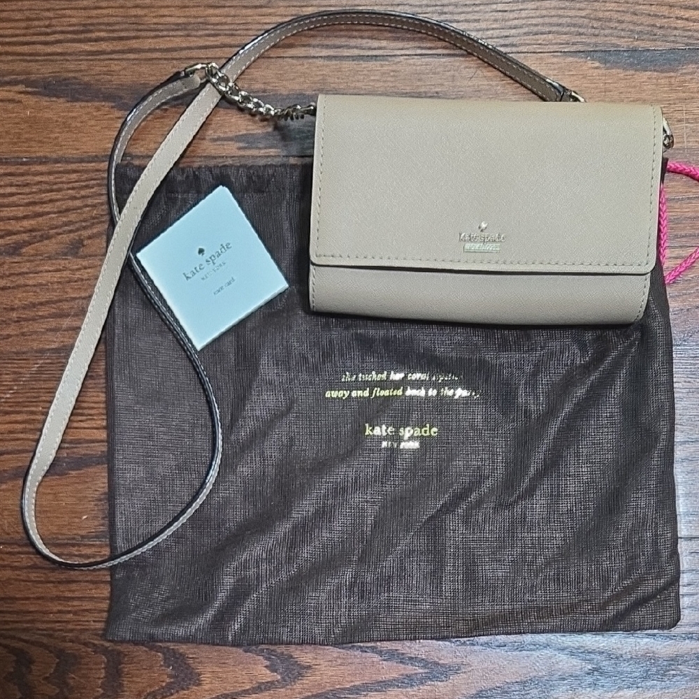 Kate Spade Beige Crossbody Bag
